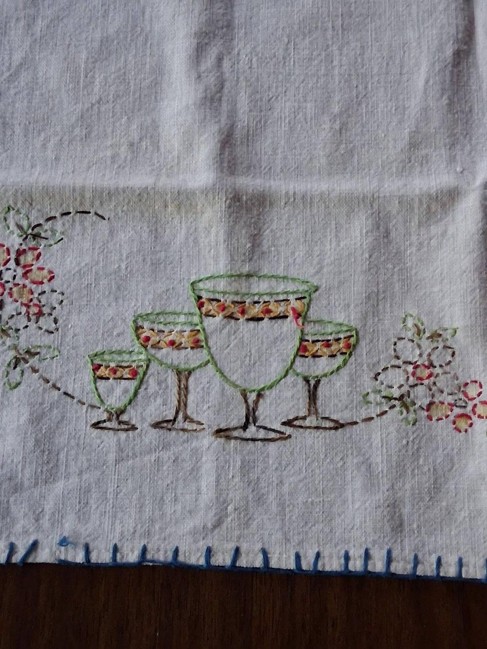 Vintage hand stitched